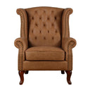Huskins Chesterfield Large Wingback Armchair at online8 furniture store Auckland