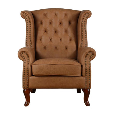 Huskins Chesterfield Large Wingback Armchair at online8 furniture store Auckland