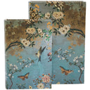 Teal Chinoiserie Blossom Book Box Set of 2