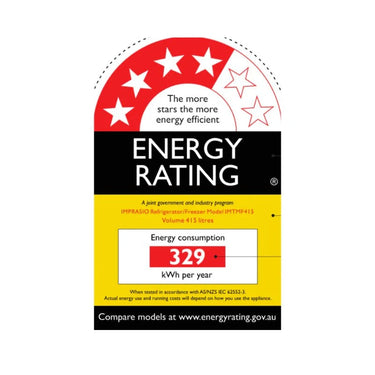 Imprasio 415L Top Mount Fridge Freezer at online8 furniture store Auckland