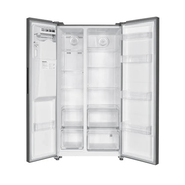 Imprasio 513L Side by Side Fridge Freezer with water dispenser at online8 furniture store Auckland
