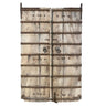 Indian Vintage Wooden Door with Iron Detailing at online8 furniture store Auckland