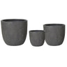 Indiana Clayfibre Pot Pebble-Set of 3 at online8 furniture store Auckland