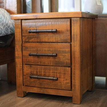 Industrial Bedroom Suite 4Pcs - Super King at online8 furniture store Auckland