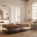 Industrial Coffee Table at Online8 Furniture Auckland NZ
