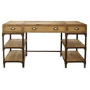 Industrial Pine & Iron Desk at Online8 Furniture Auckland NZ