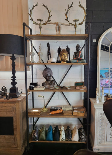 Industrial Wall Unit - 5 Tier | Bookcase at online8 furniture store Auckland