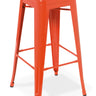 Industry Bar Stool - Orange at online8 furniture store Auckland