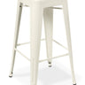 Industry Bar Stool - White at online8 furniture store Auckland