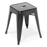 Industry Low Stool - Black at online8 furniture store Auckland