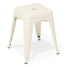 Industry Low Stool - White at online8 furniture store Auckland