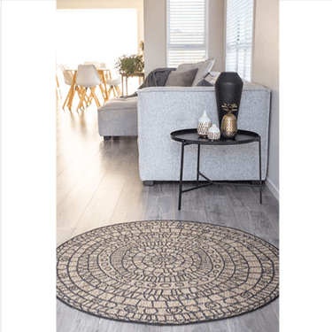 Indy Jute Round Rug at online8 furniture store Auckland