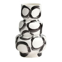 Ink Circle Layered Vase - Large at online8 furniture store Auckland