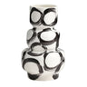 Ink Circle Layered Vase - Large at online8 furniture store Auckland