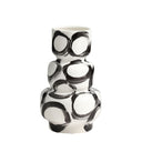 Ink Circle Layered Vase - Small at online8 furniture store Auckland