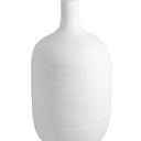 Irina White Bottle Vase - Small at online8 furniture store Auckland