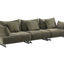 Iris 3 Piece Sectional Sofa – Olive at Online8 Furniture Auckland NZ