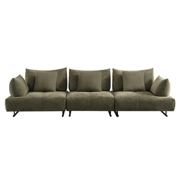 Iris 3 Piece Sectional Sofa – Olive at Online8 Furniture Auckland NZ