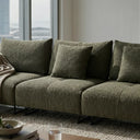 Iris 3 Piece Sectional Sofa – Olive at Online8 Furniture Auckland NZ