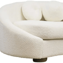 Isla Curved Boucle 3 Seater Sofa at online8 furniture store Auckland