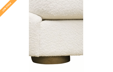 Isla Curved Boucle 3 Seater Sofa at online8 furniture store Auckland