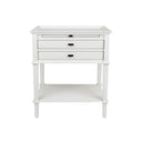 Island Life Bedside Table - White at online8 furniture store Auckland