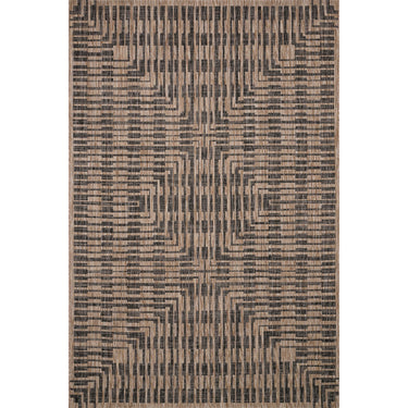 Isle Rug - Brown Black at online8 furniture store Auckland