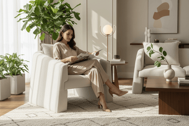 Ivan Occasional Chair – Beige at online8 furniture store Auckland