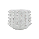 Izak Off-White Glaze Planter Small at online8 furniture store Auckland