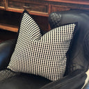 Jacquard Cushion Cover - Black & White at Online8 Furniture Auckland NZ