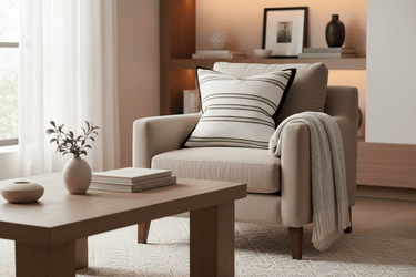 Jacquard Cushion Cover - Black & White at Online8 Furniture Auckland NZ