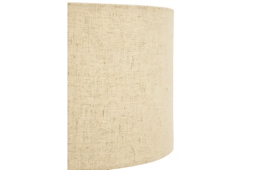 Jai Wooden Table Lamp - Black Sandblast / Beige at online8 furniture store Auckland