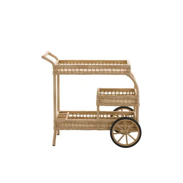 James Exterior Rattan-Style Bar Trolley – Sika Design at Online8 Furniture Auckland NZ
