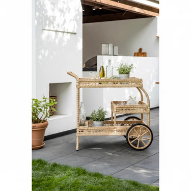 James Exterior Rattan-Style Bar Trolley – Sika Design at Online8 Furniture Auckland NZ