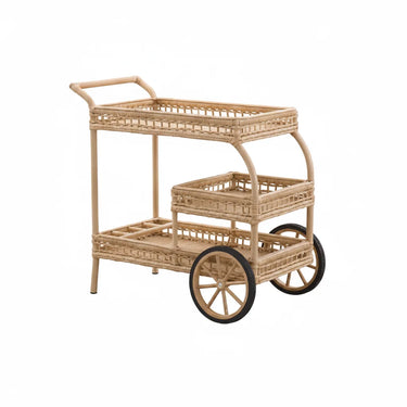 James Exterior Rattan-Style Bar Trolley – Sika Design at Online8 Furniture Auckland NZ