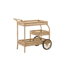 James Exterior Rattan-Style Bar Trolley – Sika Design at Online8 Furniture Auckland NZ