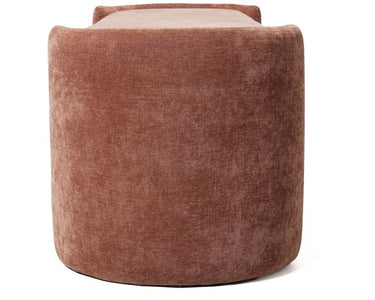 Jamilla Storage Bench built on a sturdy plywood and iron frame with sponge foam padding