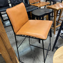 Jordi Barstool - Tan Leather at online8 furniture store Auckland