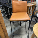 Jordi Barstool - Tan Leather at online8 furniture store Auckland