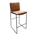 Jordi Barstool - Tan Leather at online8 furniture store Auckland