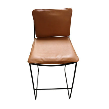 Jordi Barstool - Tan Leather at online8 furniture store Auckland
