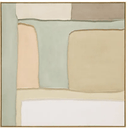 Juggar Hand Painted Framed Canvas - Natural at online8 furniture store Auckland