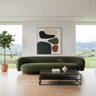 Julep Curved 3 Seat Sofa at online8 furniture store Auckland