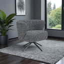 Jupiter Swivel Chair W/ Metal Base at online8 furniture store Auckland
