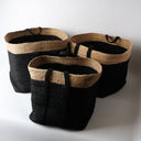 Jute Baskets Set of 3 Square Mixed at Online8 Furniture Auckland NZ