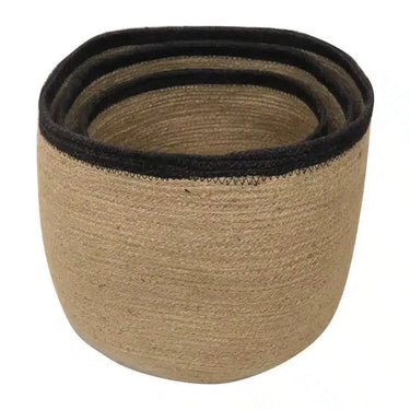 Jute set/3 Patil Baskets - Natural at online8 furniture store Auckland