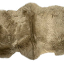 Kaikoura Long Wool Double NZ Sheepskin Rug - Taupe at online8 furniture store Auckland