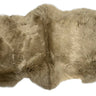 Kaikoura Long Wool Double NZ Sheepskin Rug - Taupe at online8 furniture store Auckland