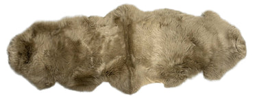 Kaikoura Long Wool Double NZ Sheepskin Rug - Taupe at online8 furniture store Auckland