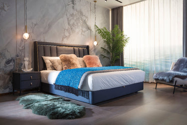 Kaikoura Long Wool Double NZ Sheepskin Rug- Thyme at online8 furniture store Auckland